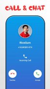 RiceGum Call Me! Fake Video Call screenshot 0