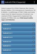 HTML5 Supported for Android -Check browser support screenshot 3