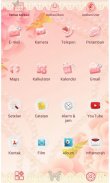 Butterfly Tema Peach Princess screenshot 1