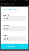 RADIUS AND ELLIPSE CALCULATORs screenshot 2