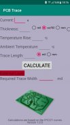 PCB Trace Width Calculator screenshot 0