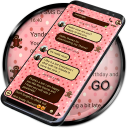 SMS Theme Love Chocolate pink