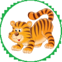 Tigers in cage Icon