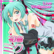 Miku 2D Anime LiveWallpaper screenshot 2