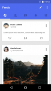 Social App - Material UI Templ screenshot 0