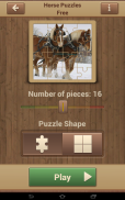 Giochi Puzzle di Cavalli screenshot 10