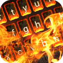 Burning Keyboard Wallpaper HD Icon