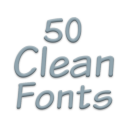 Fonts for FlipFont 50 Clean Icon
