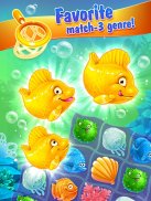 Mermaid - puzzle match-3 harta screenshot 18