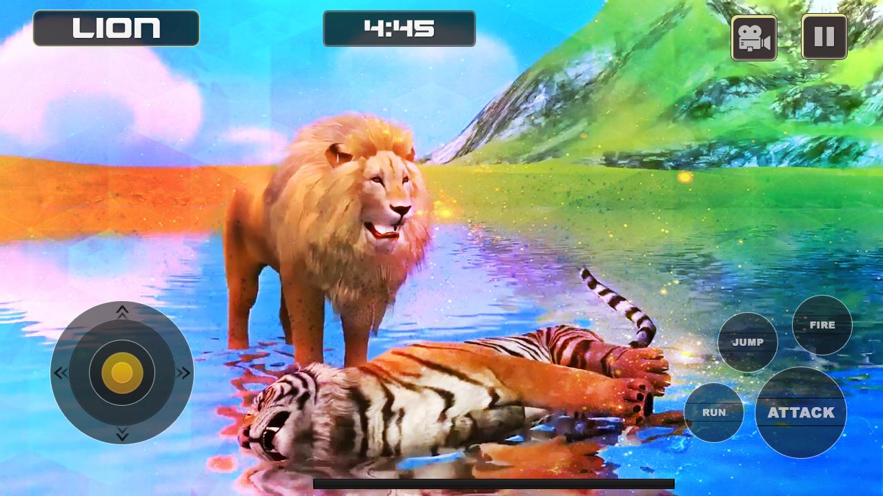 Lion Vs Tiger Wild Animal Simulator Game - Загрузить APK для Android |  Aptoide