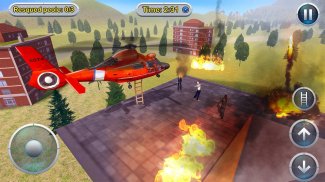 Helicopter Flight Rescue 3D screenshot 0