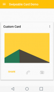 Swipeable Card Demo screenshot 2