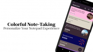 RainbowPad: Color note notepad screenshot 1