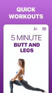 5 Minute Butt and Legs Workout screenshot 2