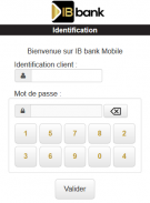 IB bank mobile banking screenshot 1