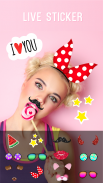 Face Sticker & Face Filter - Sweet Snap Camera screenshot 2