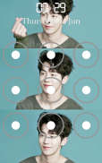 Nam Joo Hyuk Pattern Lock Screen screenshot 1