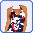 Girls Short Dresses Photo Suit Icon