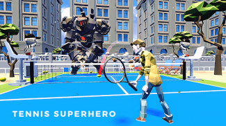 Tennis Superhero Battle screenshot 1