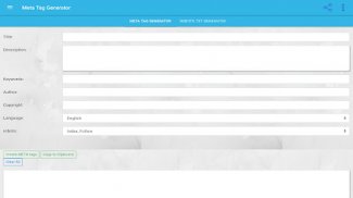 Meta Tag Generator screenshot 3