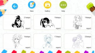 How to draw anime & manga with tutorial - DrawShow screenshot 6