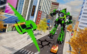 Flying Car Robot Transformation Game screenshot 8