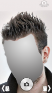 Men Hairstyle Cam PhotoMontage screenshot 0