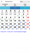 Brunei Kalender screenshot 2