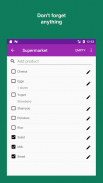 Don't forget - shopping list screenshot 2