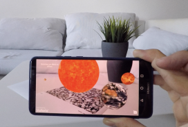Planets 3D Augmented Reality screenshot 3