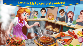 クレイジ ー クッキング-おいしい料理を作るレストランゲーム screenshot 5