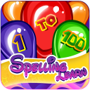 1 to 100 spelling game kids Icon
