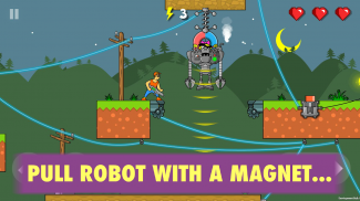 High Voltage 2D — Robots Attack Battle Platformer screenshot 12