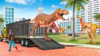 Dino Animal Transporter Truck screenshot 1