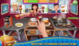 पागल बर्गर नुस्खा खाना पकाने के खेल: शेफ कहानियाँ screenshot 13