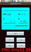 Digital Light Meter Pro free screenshot 2