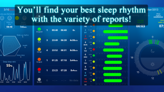 JUKUSUI:Sleep log, Alarm clock screenshot 4