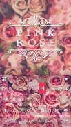 Tema de Teclado Pink Rose screenshot 7