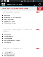 Руководство LEGO юрского WorldGuide LEGO Jurassic World screenshot 20