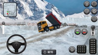 Dump Truck Simulator Snowy screenshot 3