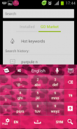 Pink Cheetah GO Keyboard screenshot 5