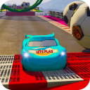 Superhero Car Race: Mega Ramp Icon