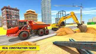 Sim Konstruksi Kota Excavator Berat 2019 screenshot 3