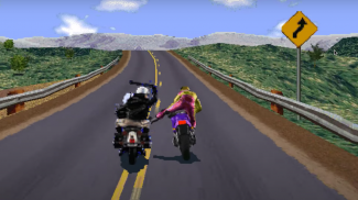 Road Rash like computer game screenshot 0