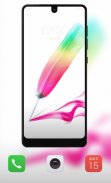 Thème de stylo plume coloré pour Galaxy J7 Max screenshot 1