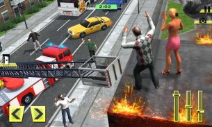 Fire Truck Rescue Training Sim screenshot 11