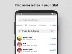 Francia online rádió screenshot 0