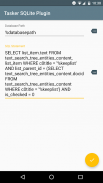 Tasker SQLite Plugin screenshot 1