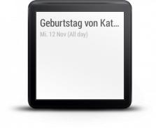 Calendar For Android Wear screenshot 2