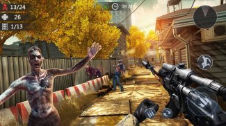 Zombie Gun Strike: Off-line Zombie War 3D gratuito screenshot 6